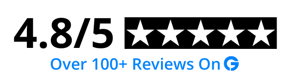 4. 8 out of 5 stars rating with over 100 reviews.
