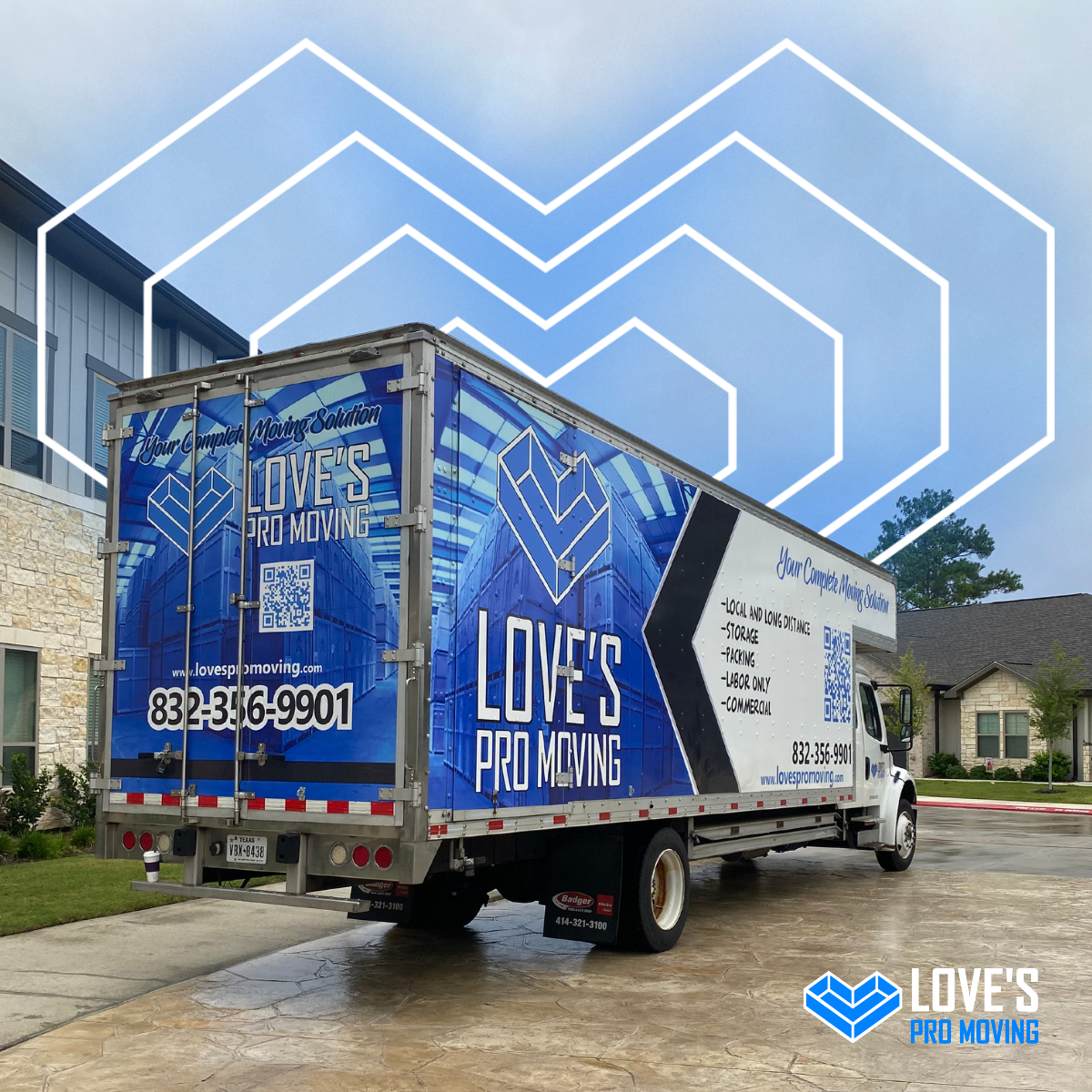Moving truck with