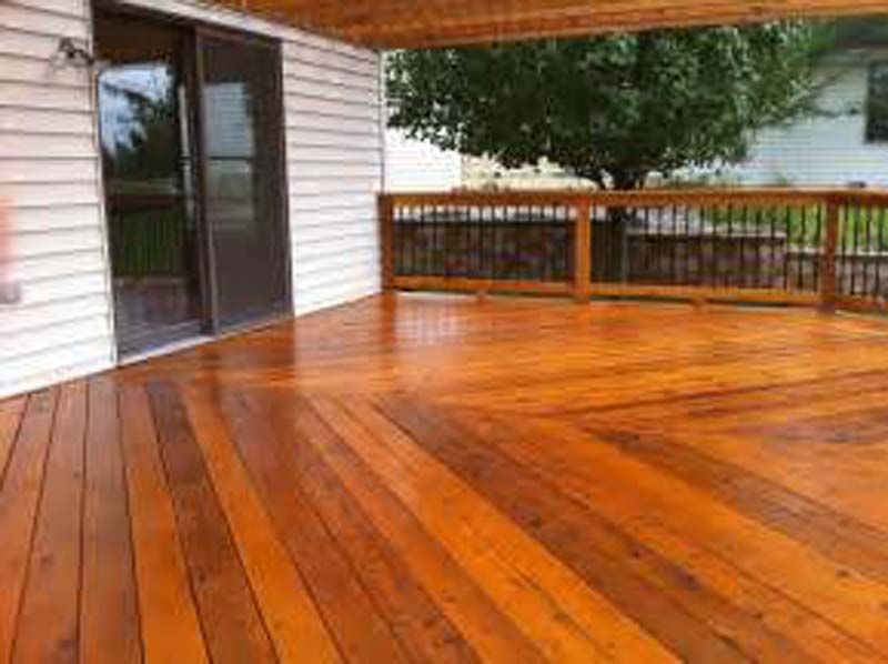 clean deck