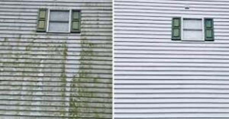 before and after of house siding