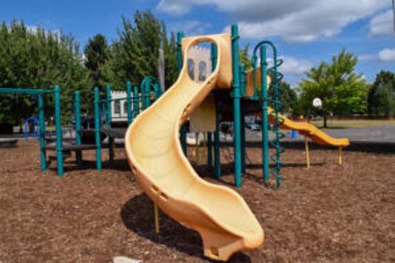 yellow slide
