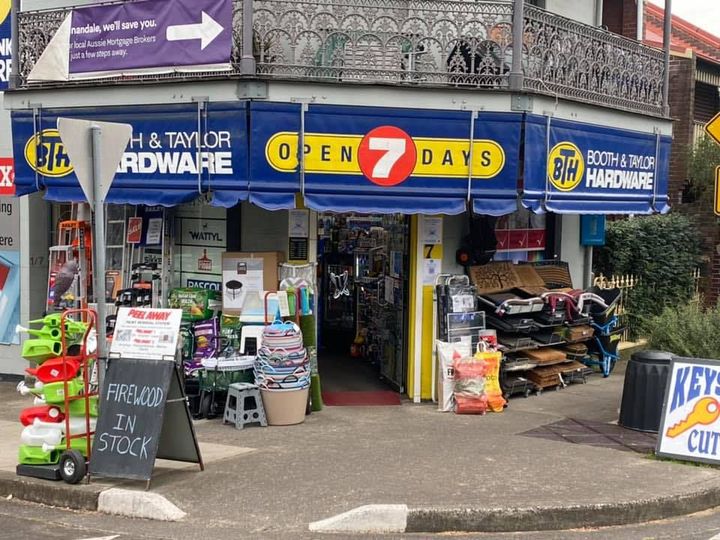 Two men and a young girl | Annandale, NSW | Booth & Taylor Hardware