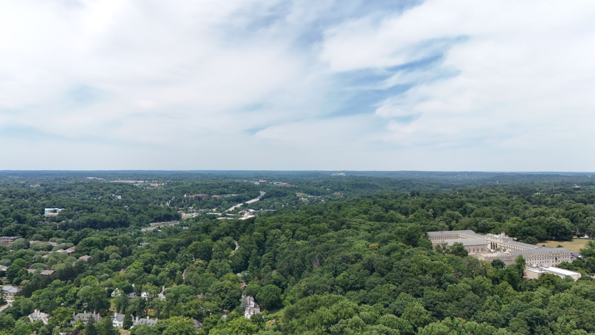 OMni-Roof.com Baltimore Drone shot skyline