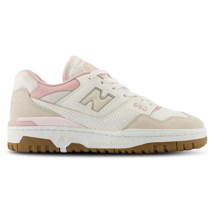 New Balance-550 Sea Salt with Pink Women's