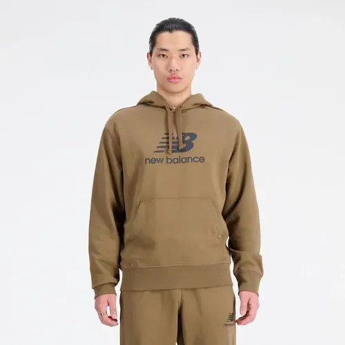 New Balance- Essentials Stacked Logo French Terry Hoodie