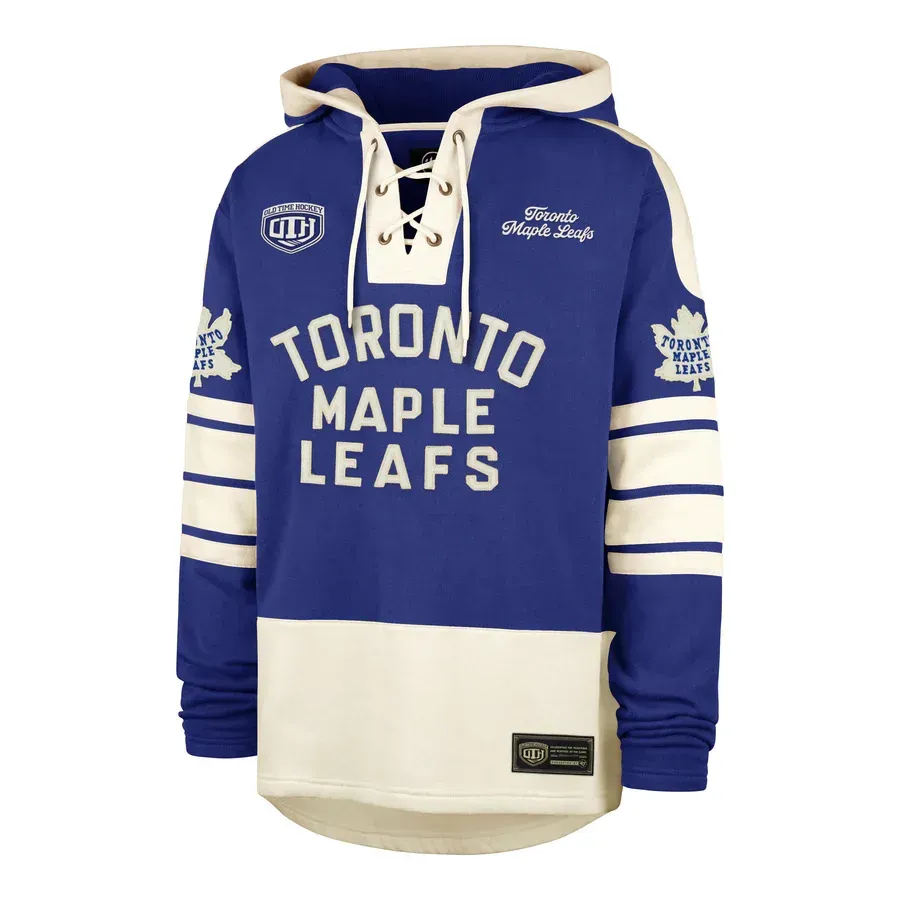 '47 Toronto Maple Leafs Blue OTH Heritage Lacer Hoodie
