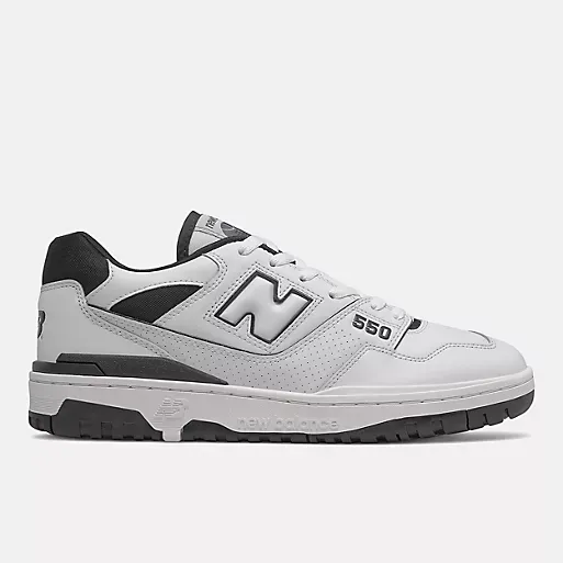 New Balance- 550 White with Black