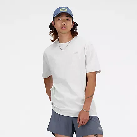 New Balance - Athletic Cotton T-Shirt Ash Heather