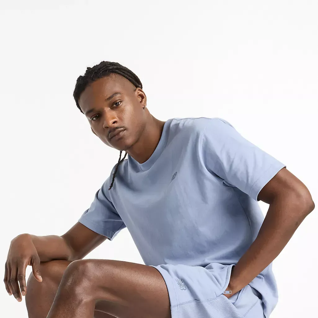 New Balance- Athletics Cotton T-shirt Dusk Shower