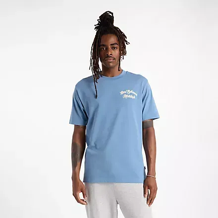 New Balance - Athletics Relaxed League T-Shirt Heron Blue