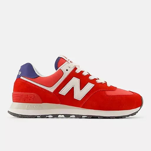 New Balance -574 True Red with White Women's