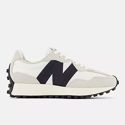 New Balance-327 Sea Salt with White and Black Women's
