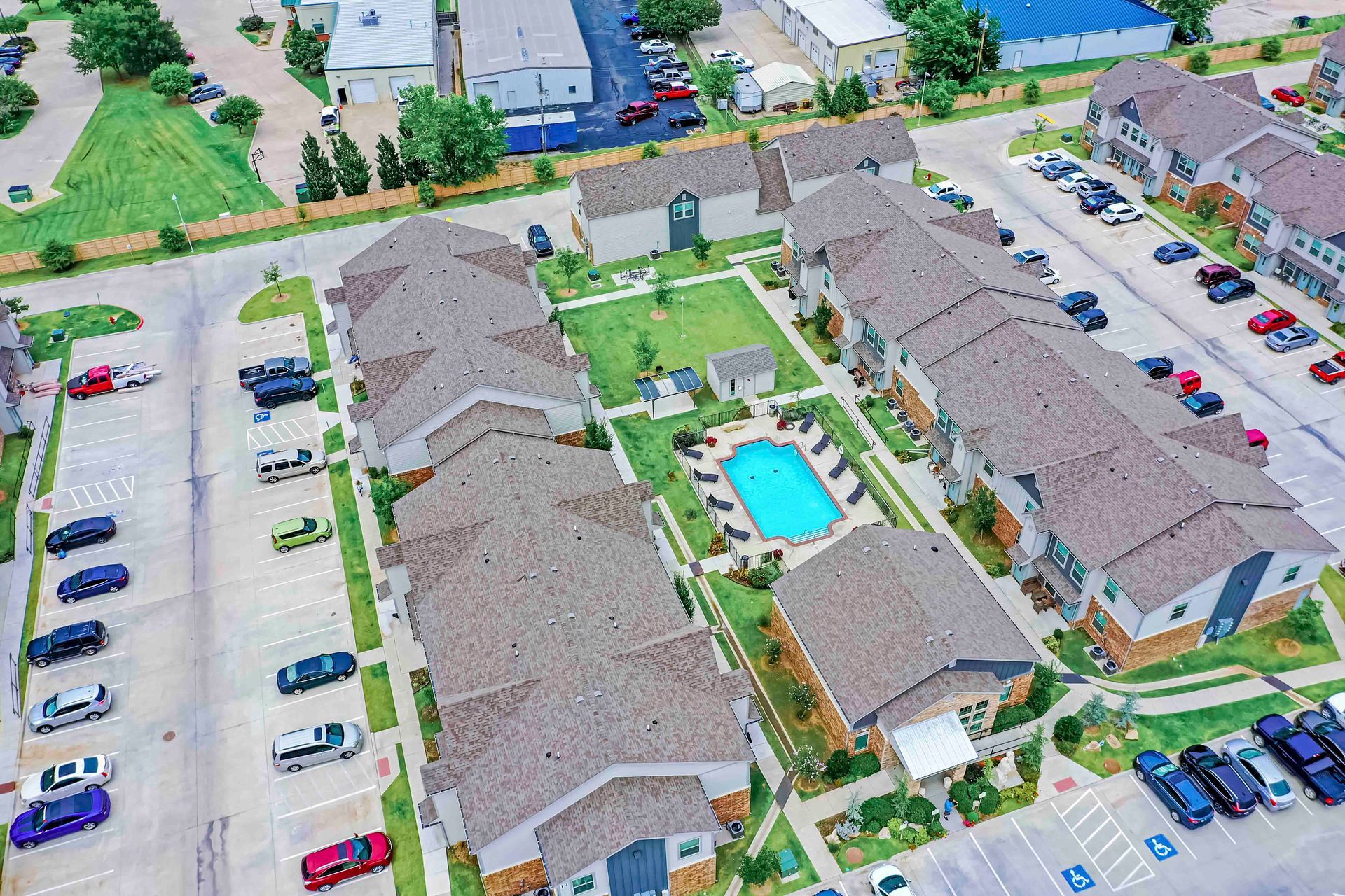 birds eye view of property 7