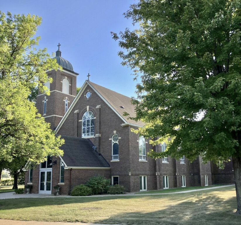 The exterior of Japanese Martyrs' church in 2024