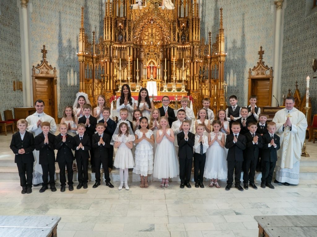 First Communion at St. Mary's church in 2024