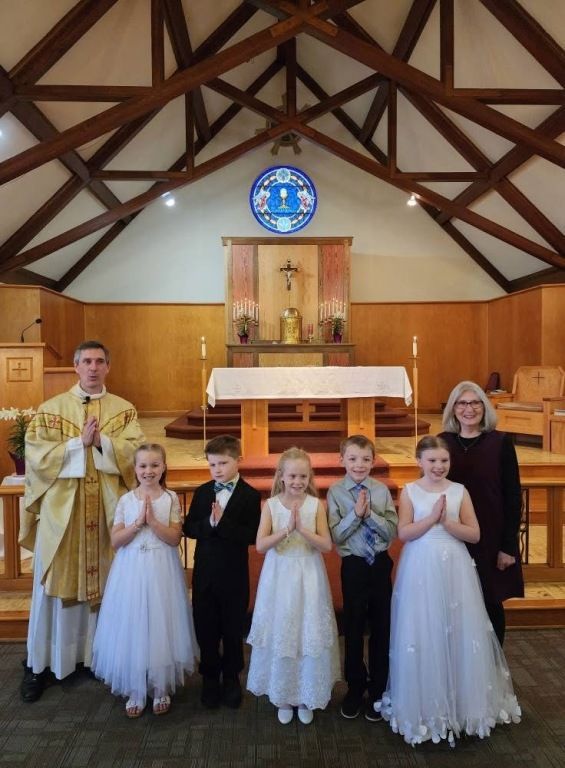 First Communion at St. Paul's church in 2025