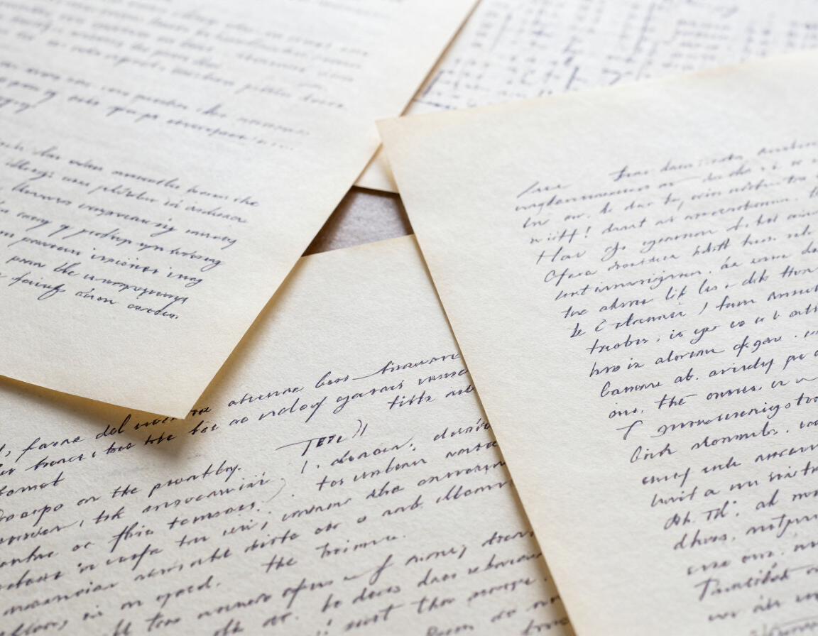 Handwritten pages