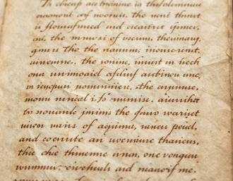 Weathered manuscript pages
