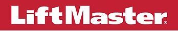 LiftMaster logo in white text on a red background