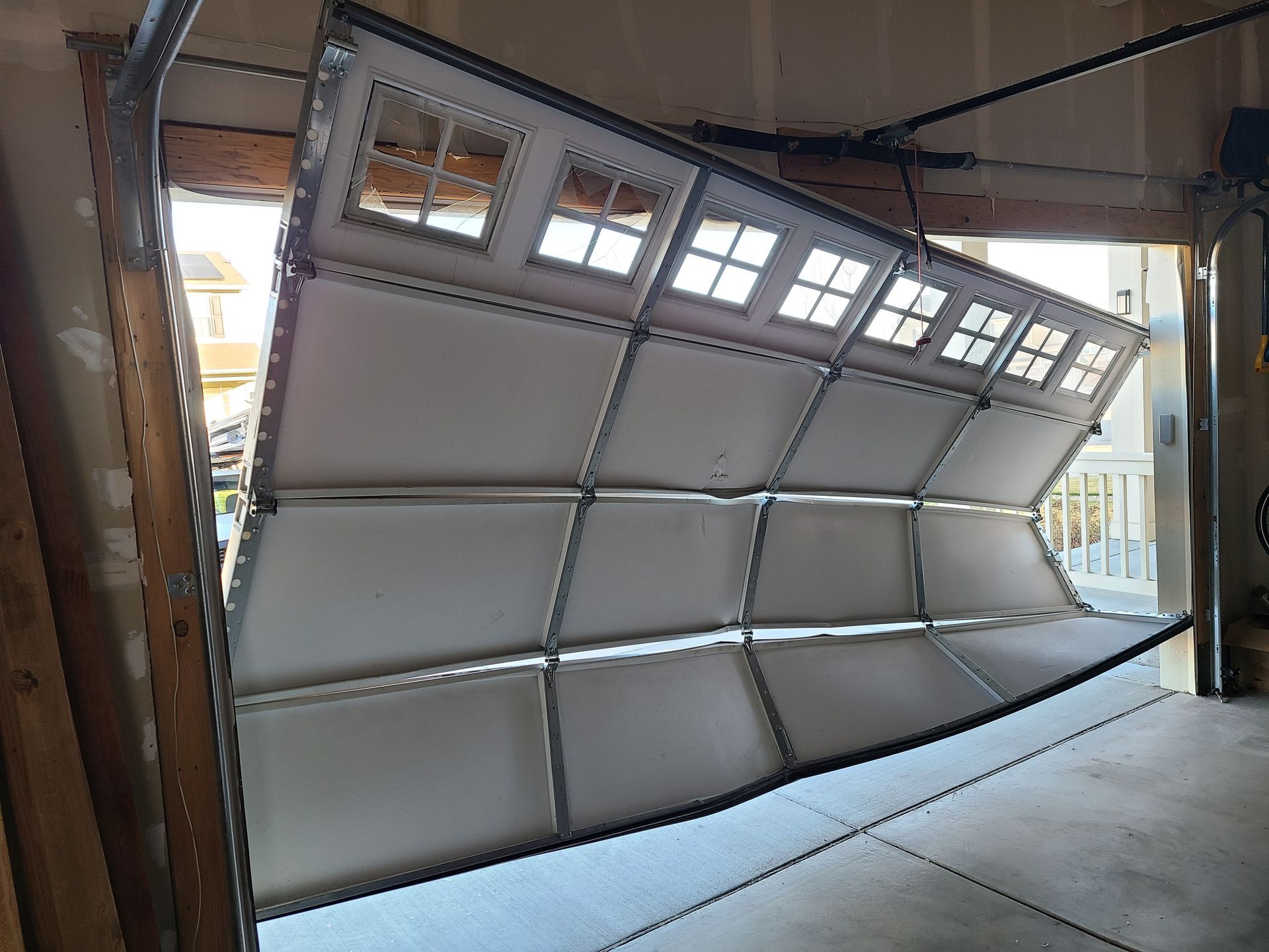 Racked door