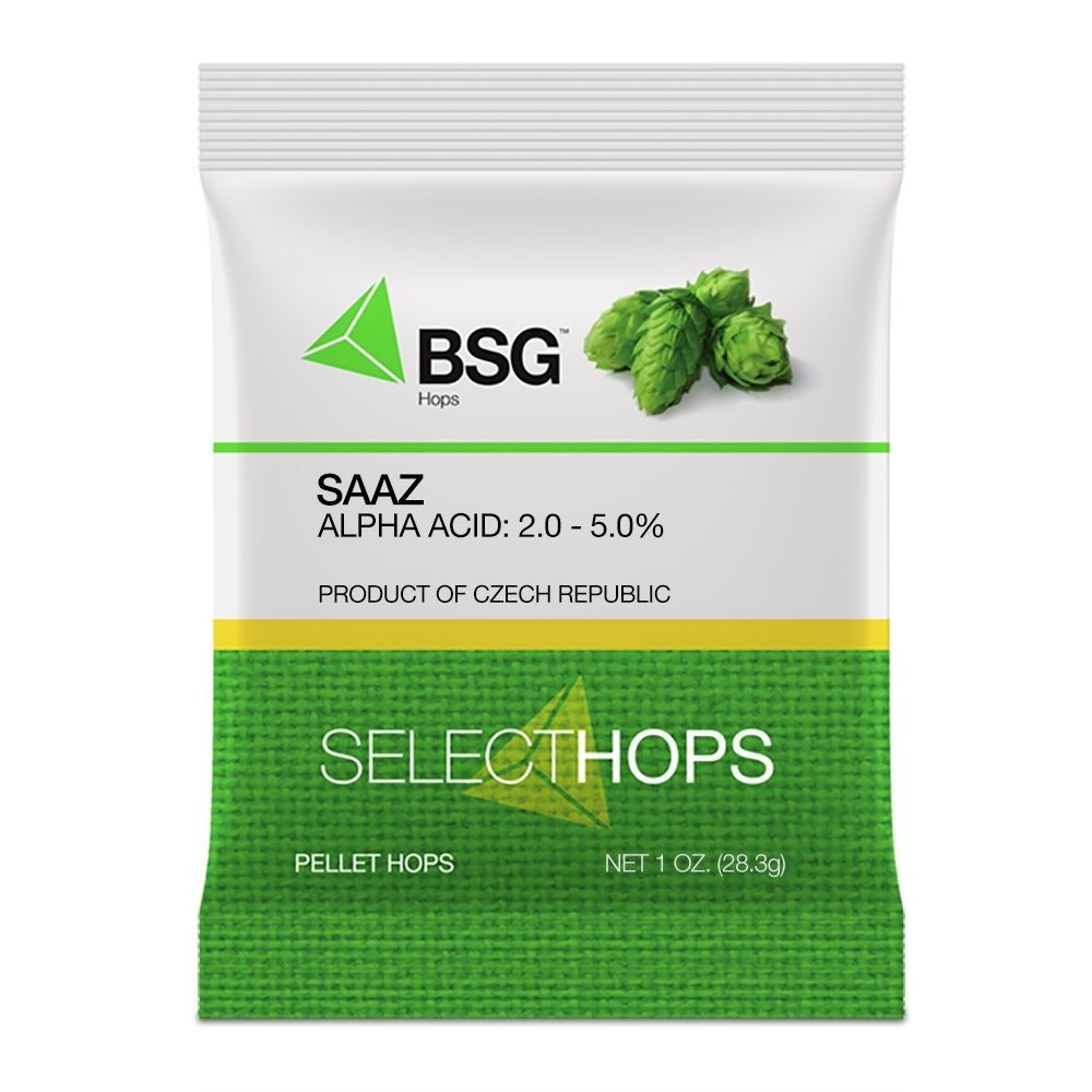 A bag of bsg select hops with a picture of hops on it.