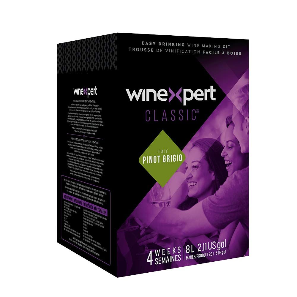 A box of wine expert classic pinot grigio
