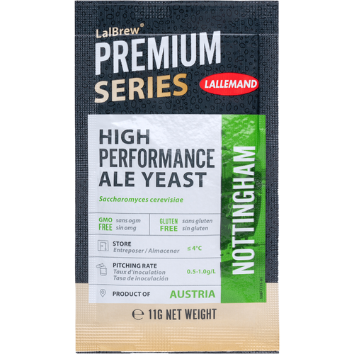 A package of lallemand premium series high performance ale yeast