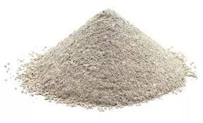 A pile of powder on a white background.