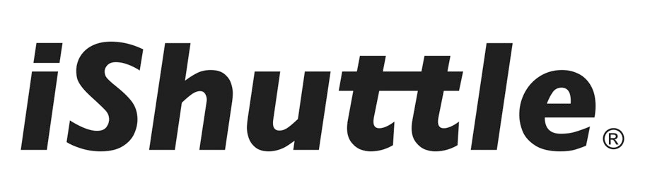 IShuttle logo in black, sans-serif font, with the registered trademark symbol.