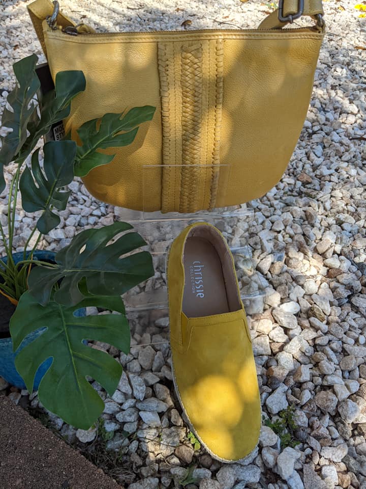 Yellow Handbag And Shoes — Bundaberg, QLD — Comfoot Shoes