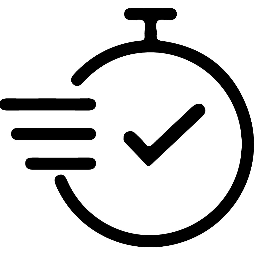 Artwork of a clock with motion blur, symbolizing time moving quickly or urgency.