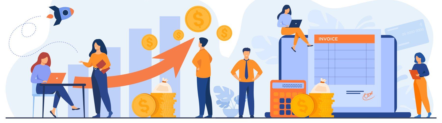 Artwork depicting the sales process, with visual stages of lead generation, conversion, and closing. Artwork depicting the sales process, with visual stages of lead generation, conversion, and closing.