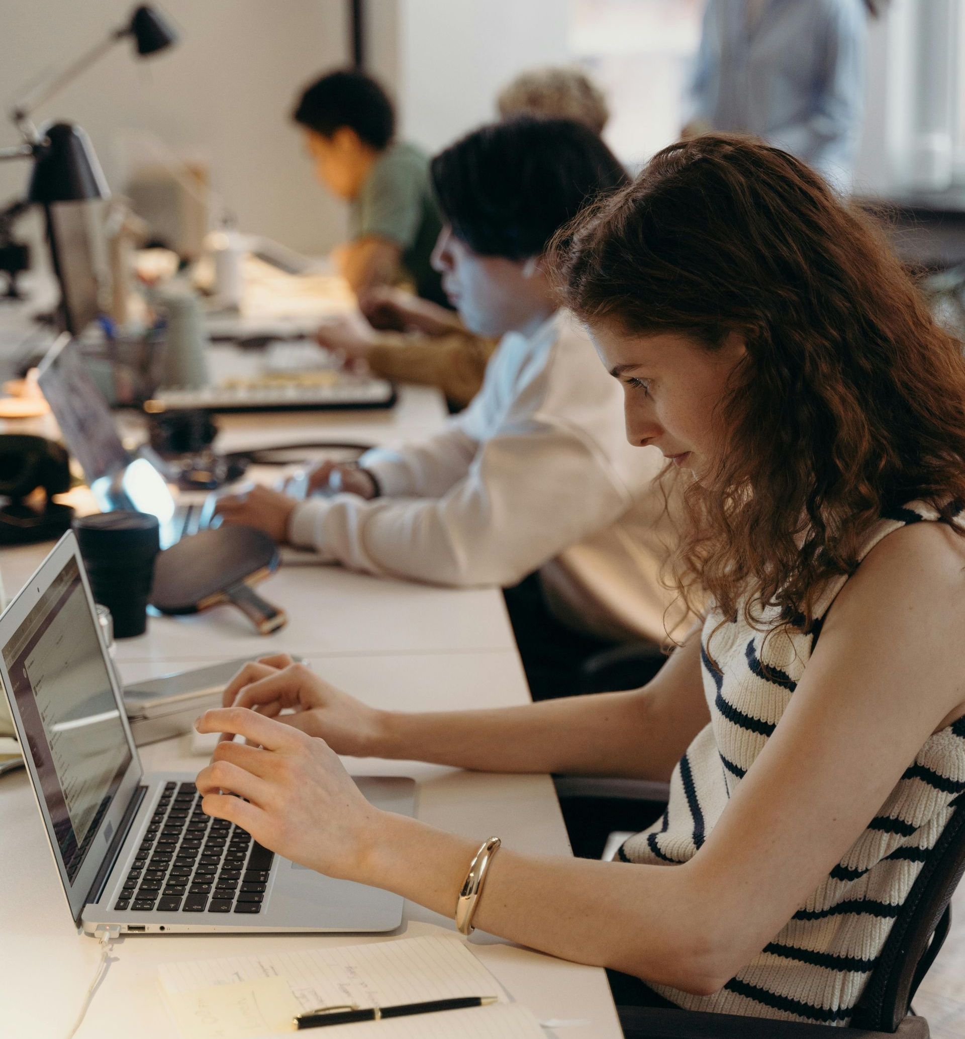 Local SEO experts working on a computer