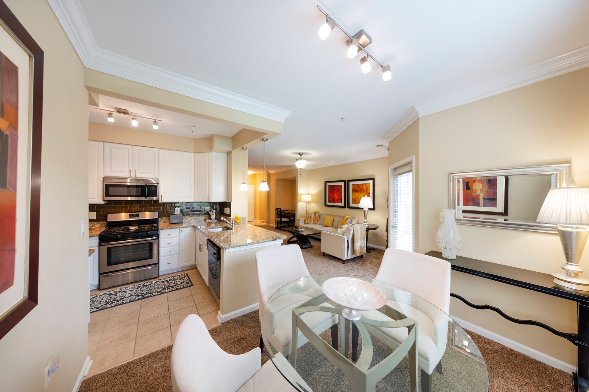 Park Place at Van Dorn apartment interior with modern appliances - Alexandria, VA