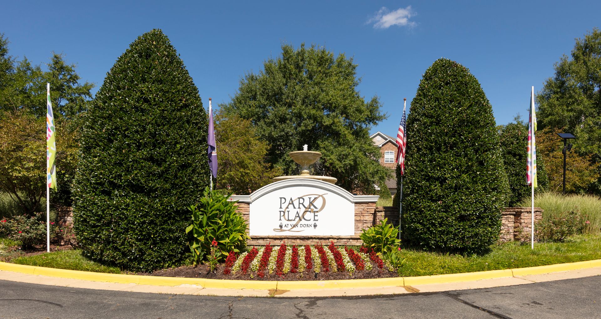 Park Place at Van Dorn exterior entry view - Alexandria, VA