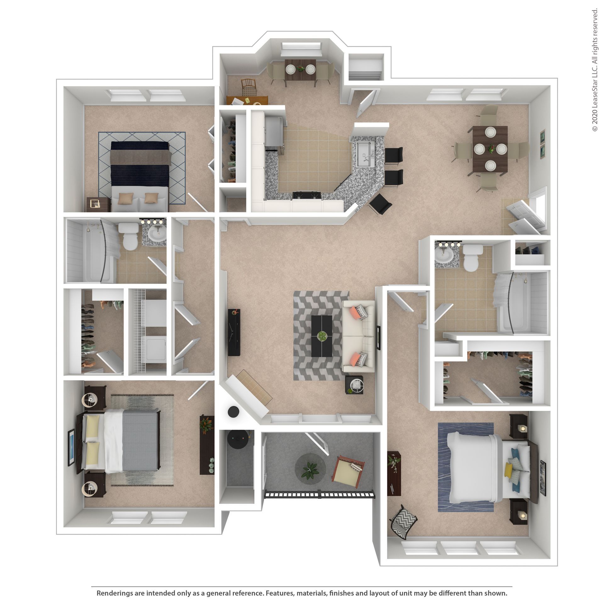 Three Bedroom