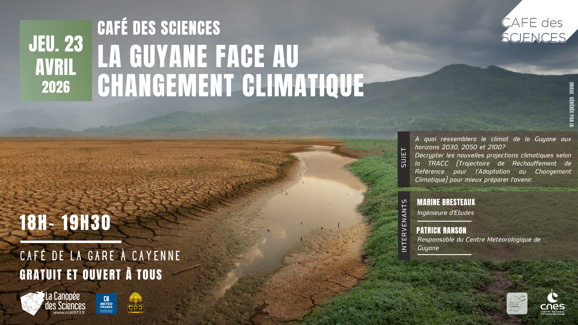Café des Sciences -La Guyane face au changement climatique
