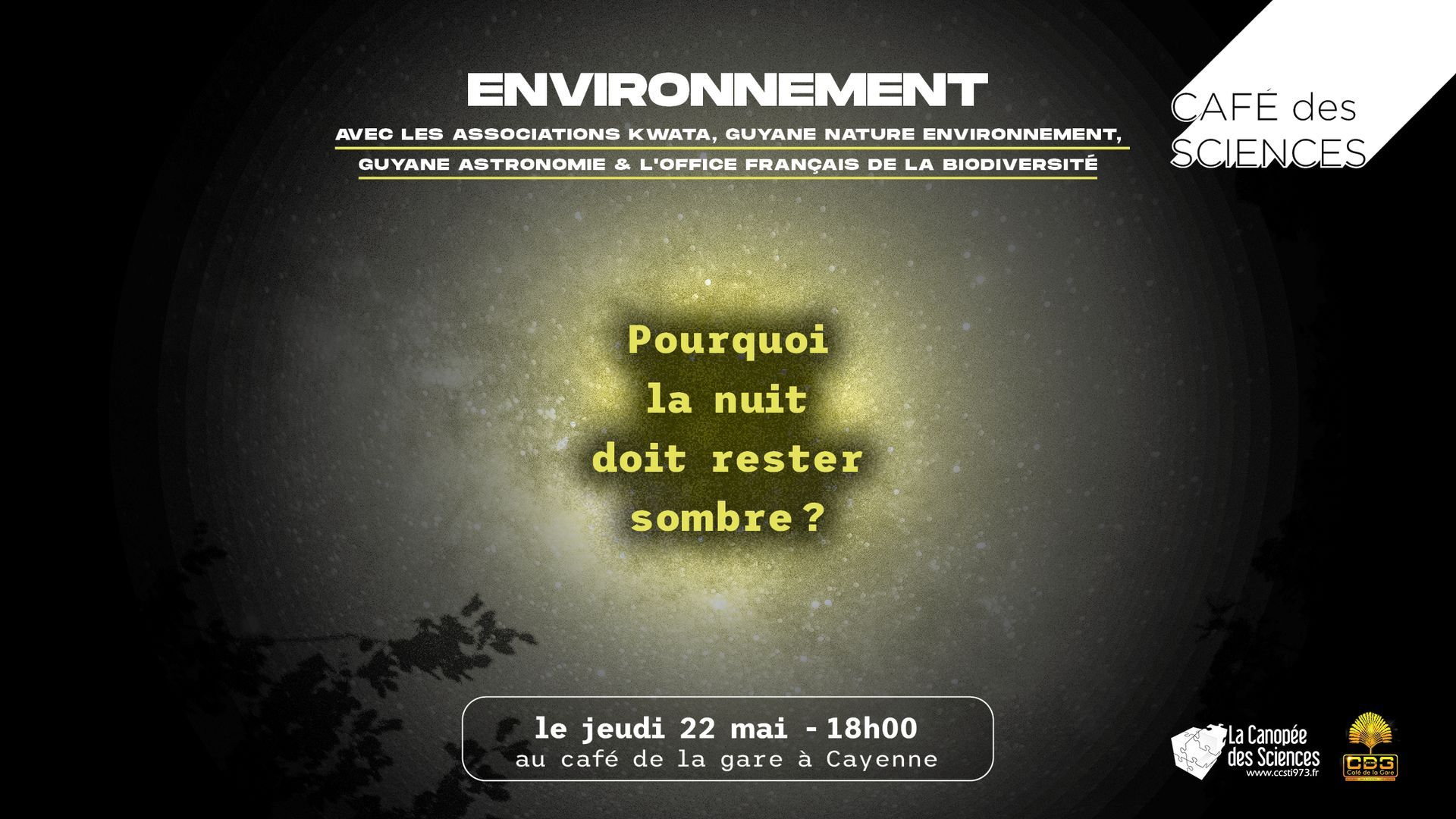 Un fond noir avec les mots environnement dessus