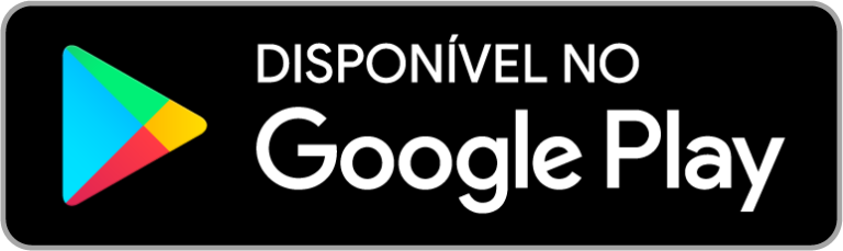 Logotipo do Google Play, com um ícone triangular multicolorido e o texto 