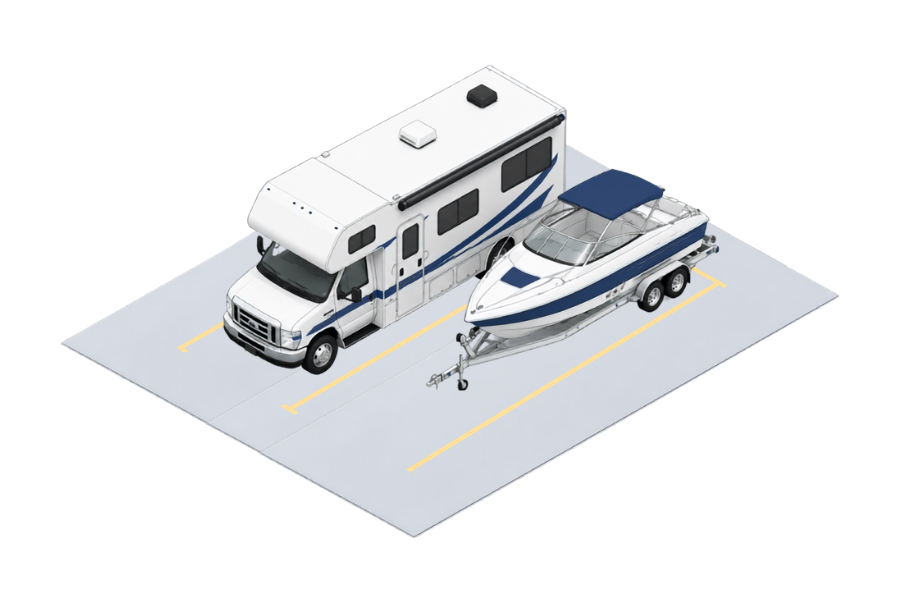 RV and boat storage at Golden Storage - Abilene