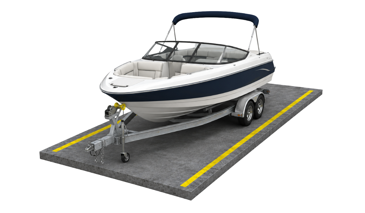 Boat storage at Golden Storage - Brenham