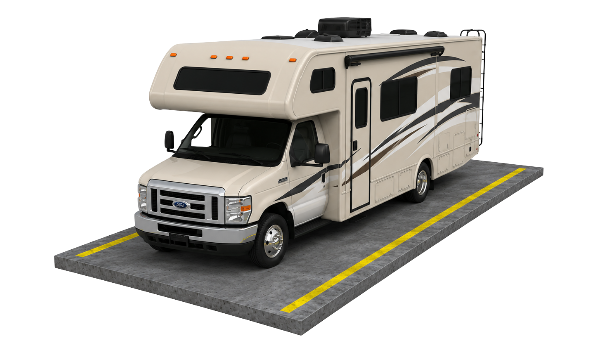 RV storage at Golden Storage - Brenham