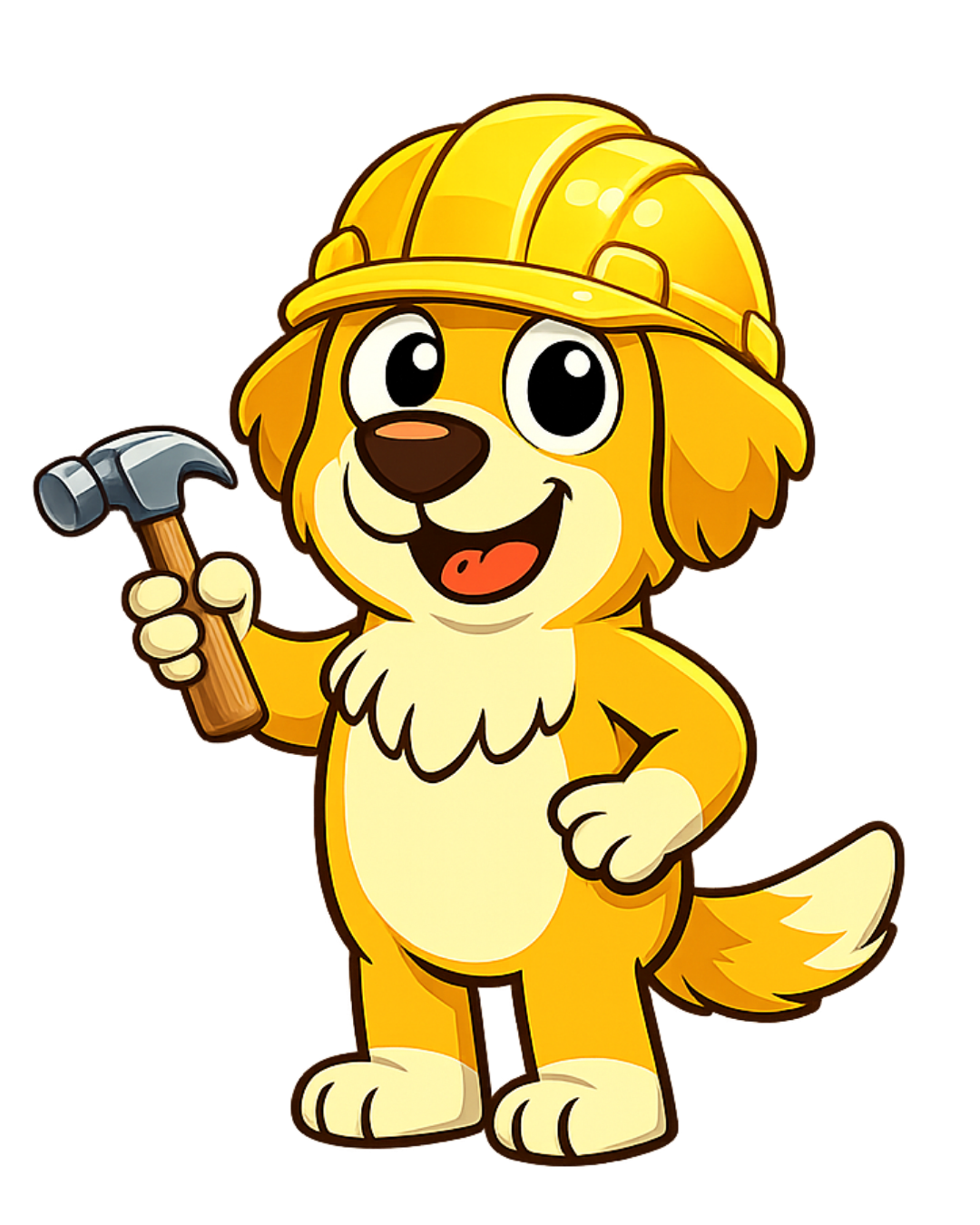 Daniel from Daniel's Diaries wearing a builder hat