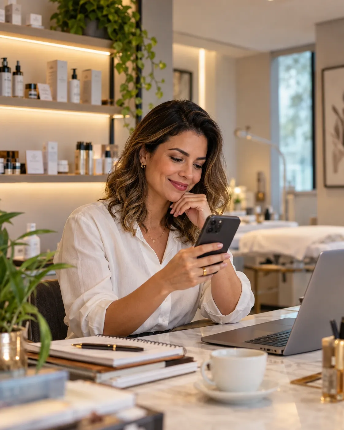Atendimento de uma empresa brasileira conversando com um cliente