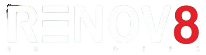 RENOWN 8, white text on a light background. The number 8 is red.