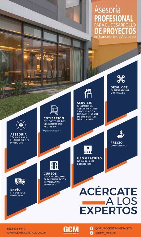 GRUPO CENTRO METÁLICO - proyectos de cancelería