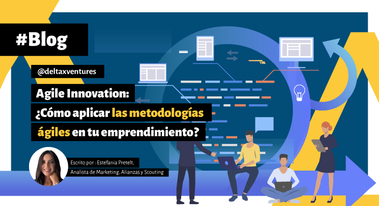 Una ilustración de un grupo de personas sentadas frente a una computadora.