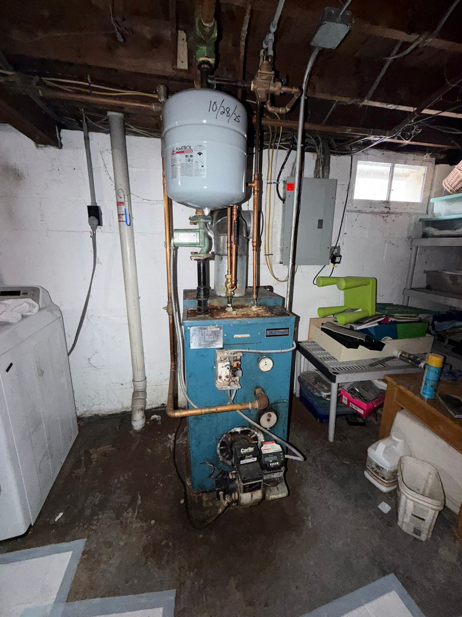 Residential boiler installation