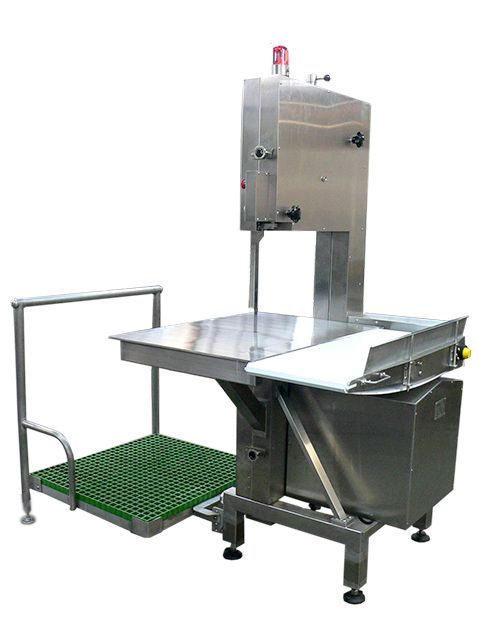 Meat Cutting Bandsaw & Conveyor