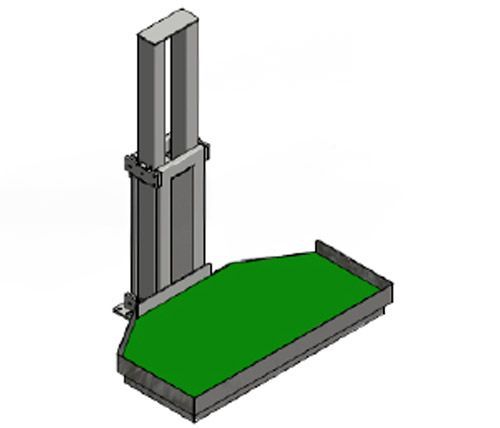 Beef Carcass LIfting Platform